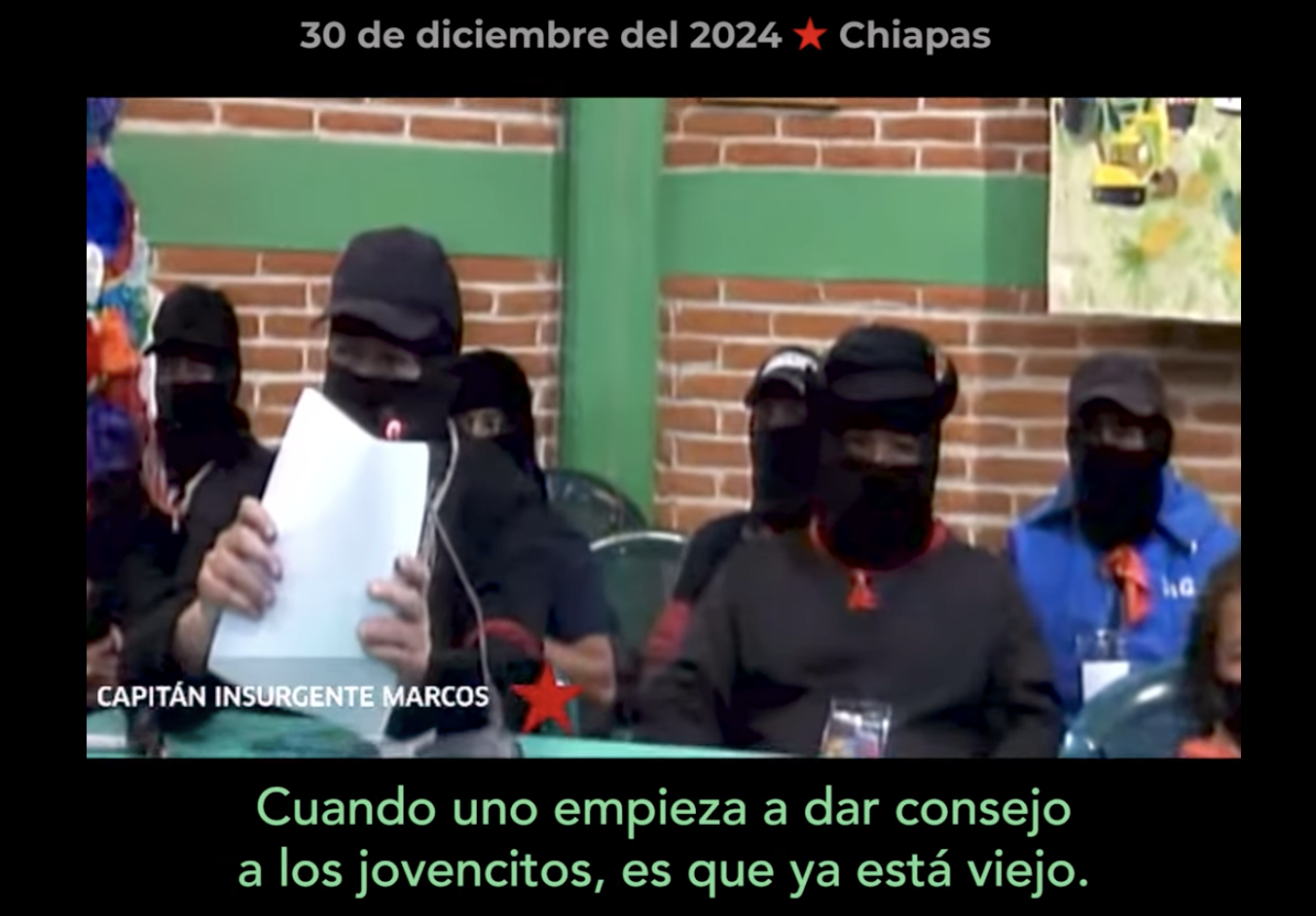 EZLN: Una serie de consejos para los jóvenes